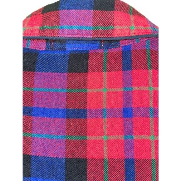 J. Crew Classic Plaid Flannel Lounge Shirt - Picture 4 of 10